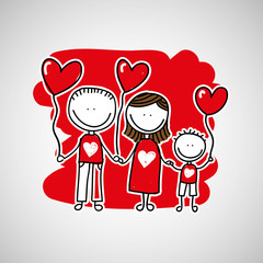 lovely family icon