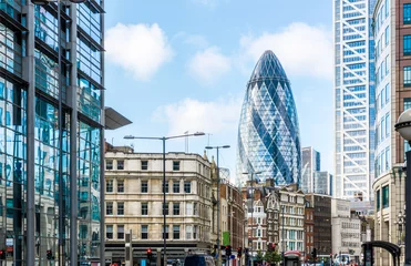 Foto op Canvas Stadsgezicht van Londen rond station Liverpool Street © I-Wei Huang