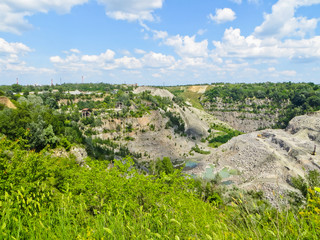 Fototapeta na wymiar Granite quarry