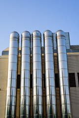 Ventilation pipes of an new air condition