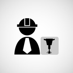 Fototapeta premium industry construction icon