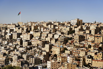Buildings in Amman city, Jordan