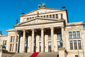 Fototapeta premium Concert hall at the Gendarmenmarkt, one of Berlins most beautiful places