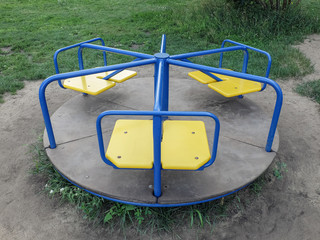 Carousel in the children's yard