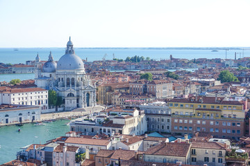 Fototapeta na wymiar The City of Venice - amazing aerial view