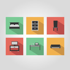 Furniture Collection Vector Design