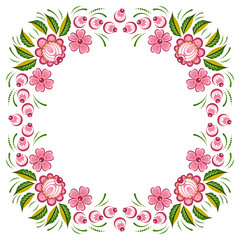 Russian Gorodets ornament