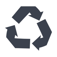 Reduse, reuse, recycle isolated icon, vector illustration graphic.