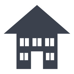 Real estate isolated flat icon, vector illustration graphic design.