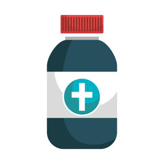 Medical health graphic design, vector illustration icon.