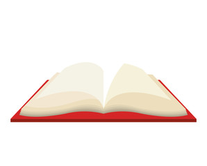 Education and book isolate flat icon, vector illustration graphic design.