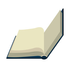 Education and book isolate flat icon, vector illustration graphic design.