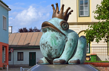 Froschkönig Brunnen, Simmering, Wien