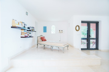 Interior of a living room in a villa