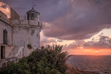 Fototapeta na wymiar Coastline of Capo Gallo