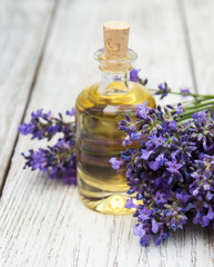 Lavender and massage oil