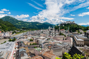 Salzburg - Stadtansicht, Österreich