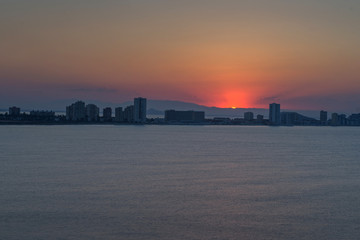 Fototapeta premium Sunset, Mediterranean, Cabo de Palos. Spain. 