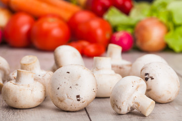 Fresh Vegetables, Shot in a studio.