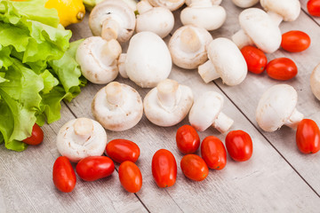 Fresh Vegetables, Shot in a studio.