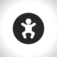 baby symbol, vector icon