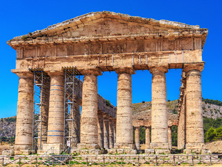 Temple of Segesta in central Sicily