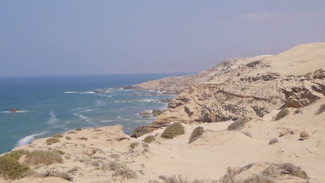 Sandy seashore, Morocco