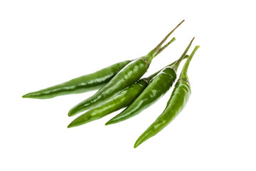 chili pepper isolated on a white background