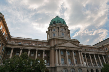 Fototapeta na wymiar Royal Palace in Buda Castle, Budapest