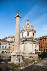 Fototapeta na wymiar Trajan's Forum, Rome