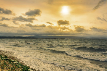 Obraz premium Stormy dawn