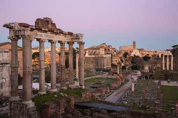 The Roman Forum in Rome, Italy

