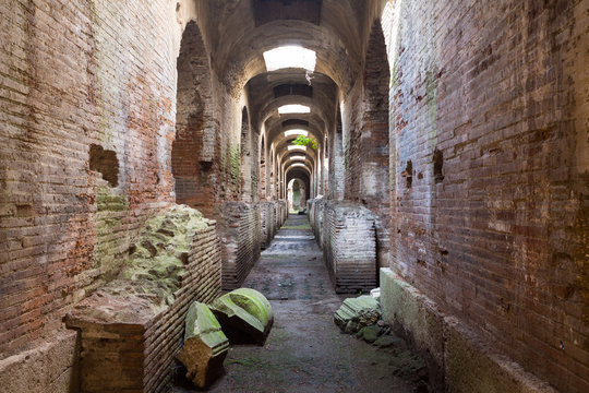 Amphiitheatre at Capua, Italy