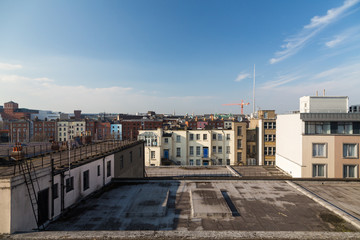 Obraz premium Skyline of Dublin City, Ireland 