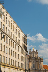 Buildings in the Old Town of Warsaw, Poland
