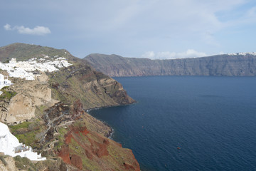 Oia village in Santorini island