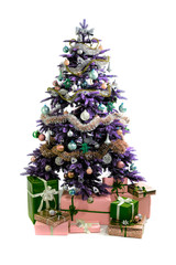 Christmas tree with gifts