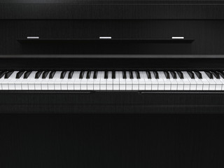 Small piano - piano keyboard closeup shot © Dimitrius