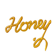 Fototapeta premium 'Honey' label. Vector design, isolated background.