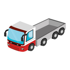 vehicle transport isolated icon, vector illustration graphic.
