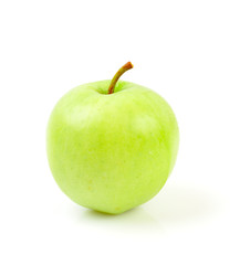 Green apple isolated on white