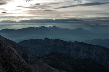 Naklejka na ściany i meble Beautiful views of Triglav National Park - Julian Alps, Slovenia
