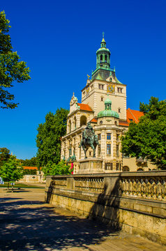 View Of The Bavarian National Museum In Munich