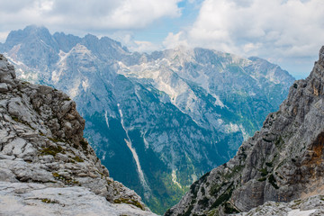 Fototapeta na wymiar Beautiful views of Triglav National Park - Julian Alps, Slovenia