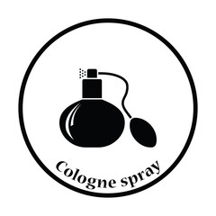 Obraz premium Cologne spray icon
