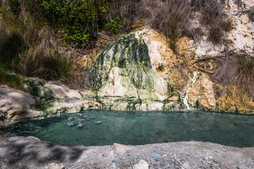 San Filippo thermal spring, Tuscany
