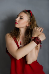 Fototapeta premium Fashion Girl Portrait