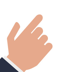 hand pointing with index finger icon