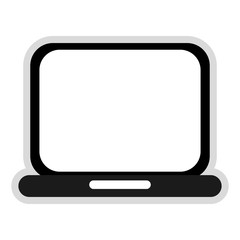 laptop frontview icon
