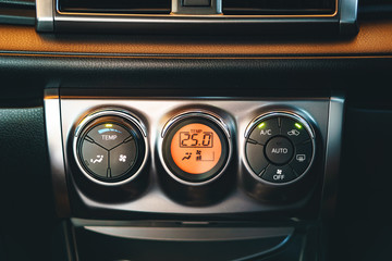 air conditioning control panel